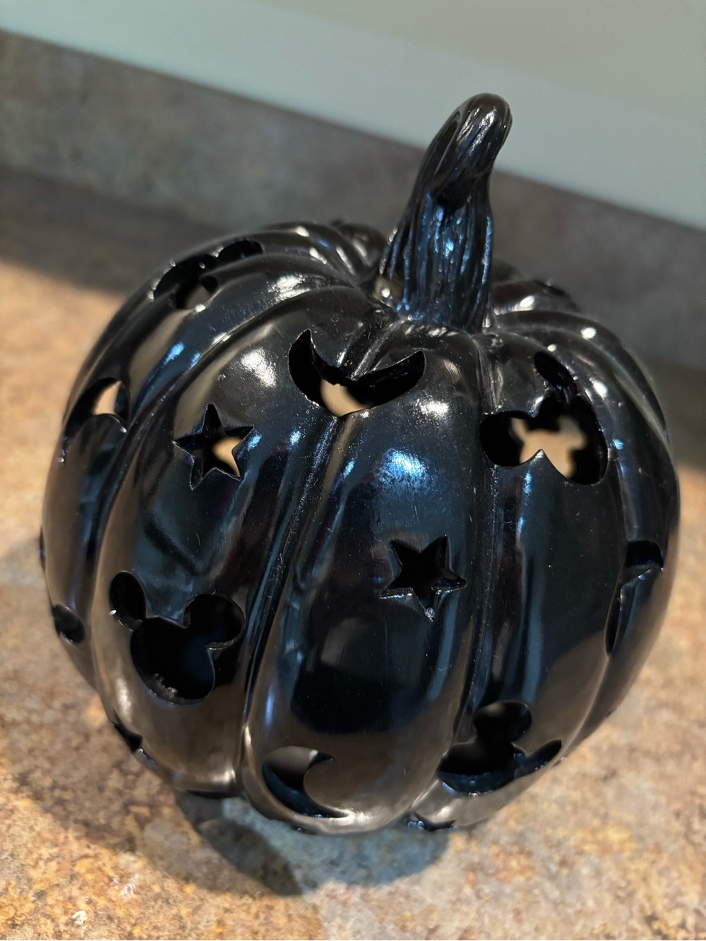 Mickey cut out light up Pumpkin halloween fall Decorative Home decor